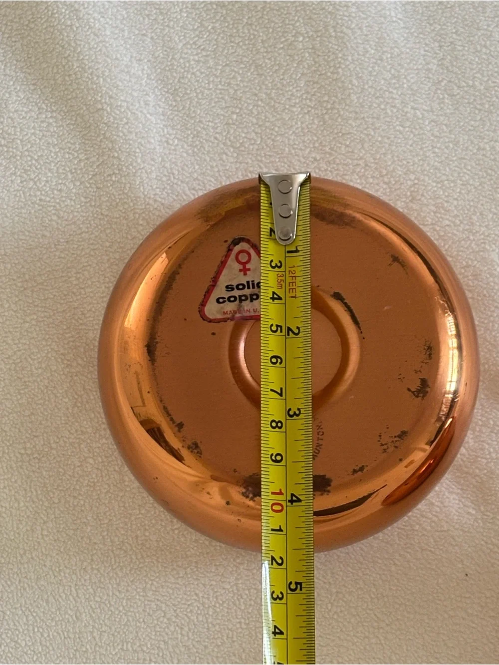 Vintage Solid Copper Candle Holders Set of 2 MCM Made in USA